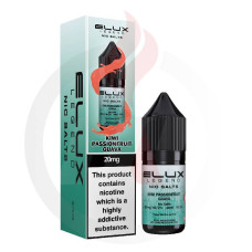 Elux Kiwi Passionfruit Guava Salt 20mg 10ml