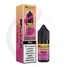 Elux Lemon Peach Passionfruit Salt 20mg 10ml