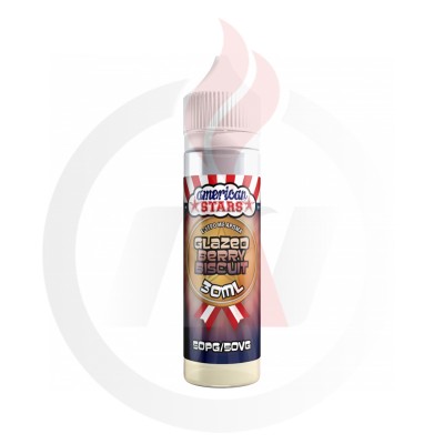 American Stars Flavour Shot Glazed Berry Biscuit 60ml