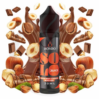 BOMBO SOLO JUICE HAZELNUT CHOCO WAFFER 20ml/60ml Flavour Shots