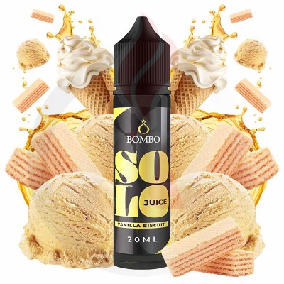 BOMBO SOLO JUICE VANILLA BISCUIT 20ml/60ml Flavour Shots