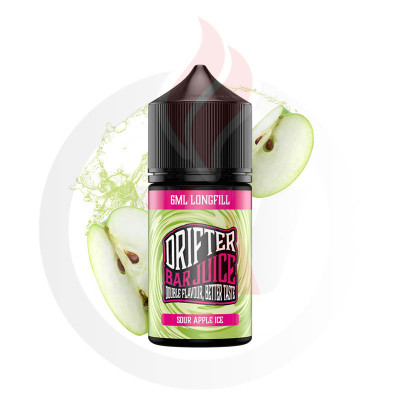 Drifter Bar Juice Sour Apple Ice 6ml/30ml Flavour Shots Drifter Bar Juice Sour Apple Ice 6ml/30ml Flavour Shots