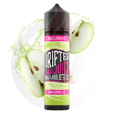 Drifter Bar Juice Sour Apple Ice 12ml/60ml Flavour Shots Drifter Bar Juice Sour Apple Ice 12ml/60ml Flavour Shots