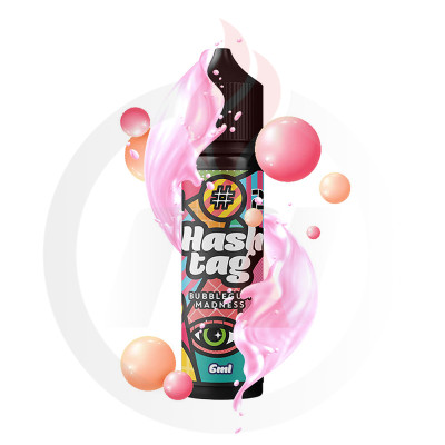 Hashtag Bubblegum Madness 6ml/60ml Flavour Shots Hashtag Bubblegum Madness 6ml/60ml Flavour Shots