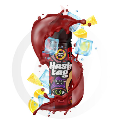 Hashtag Ice Cola Twist 6ml/60ml Flavour Shots