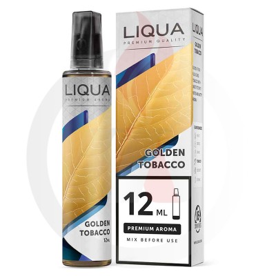 Liqua Golden Tobacco Flavour Shots 12ml/60ml