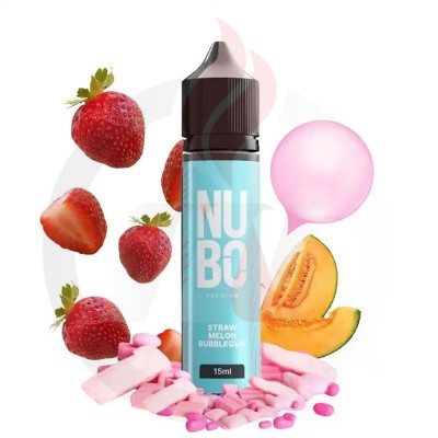 Nubo Straw Melon Bubblegum 15/60ml Flavour Shot