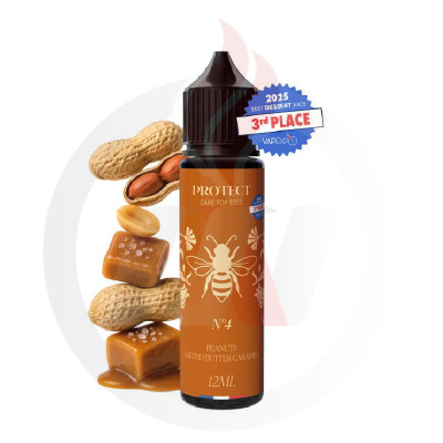 Protect Peanuts Salted Butter Caramel 12/60ml Flavour Shots