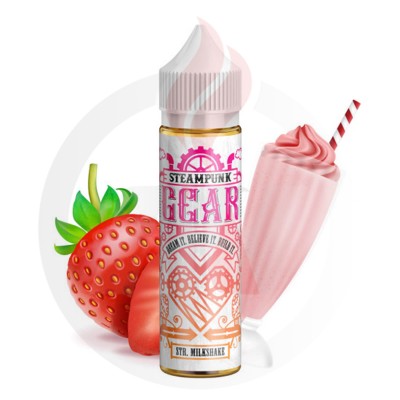 SteamPunk Gear Strawberry Milkshake 20ml/60ml Flavour Shots