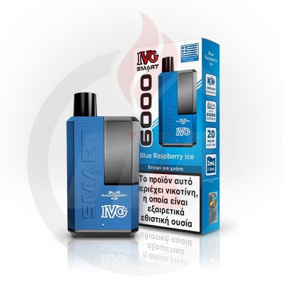 IVG Smart 6000 Blue Raspberry Ice 20mg 2ml+10ml