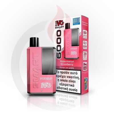 IVG Smart 6000 Watermelon Strawberry 20mg 2ml+10ml