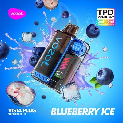 Vozol Vista Plug 20mg 2ml Kit + 10ml e liquid Blueberry Ice