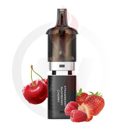 Vozol Vista Plug 20mg 2ml Prefilled Δεξαμενή + 10ml e liquid Strawberry Raspberry Cherry