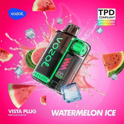 Vozol Vista Plug 20mg 2ml Kit + 10ml e liquid Watermelon Ice